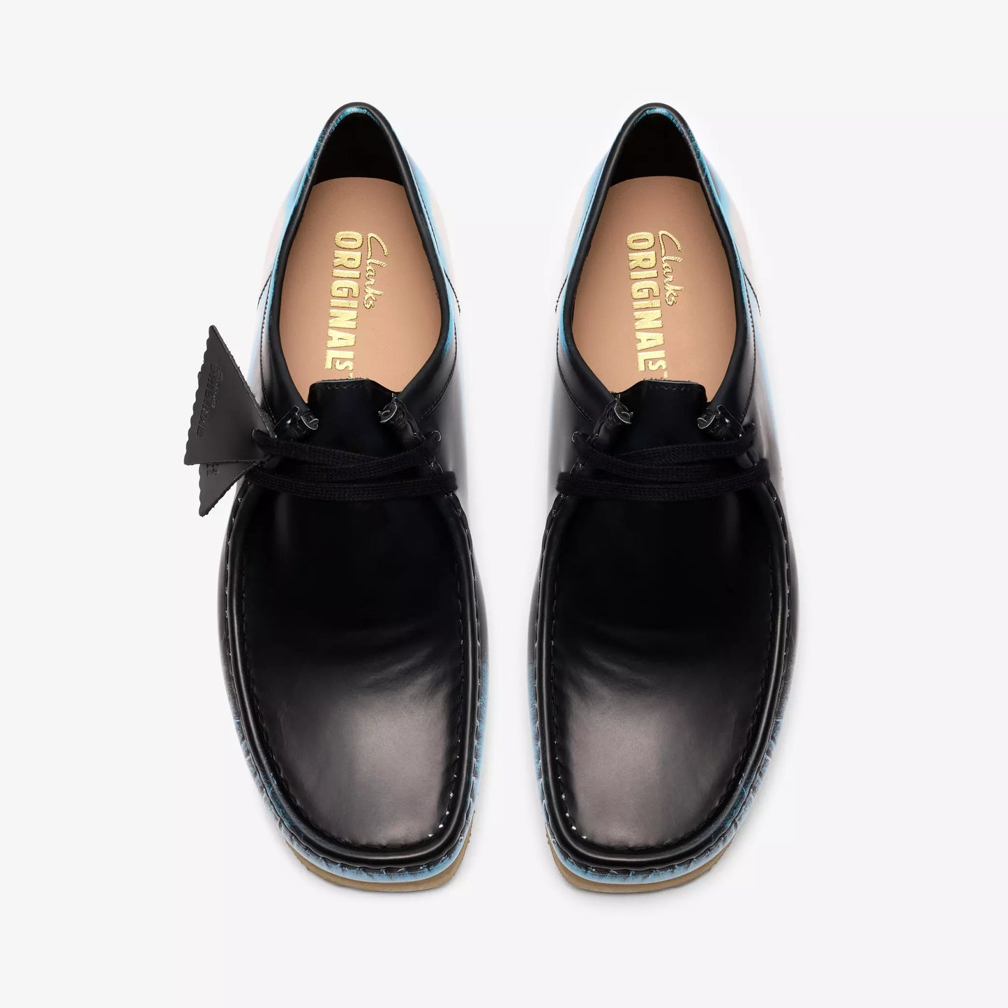 Mens Wallabee black brush off | Bildmaterial bereitgestellt von SHOES.PLEASE.