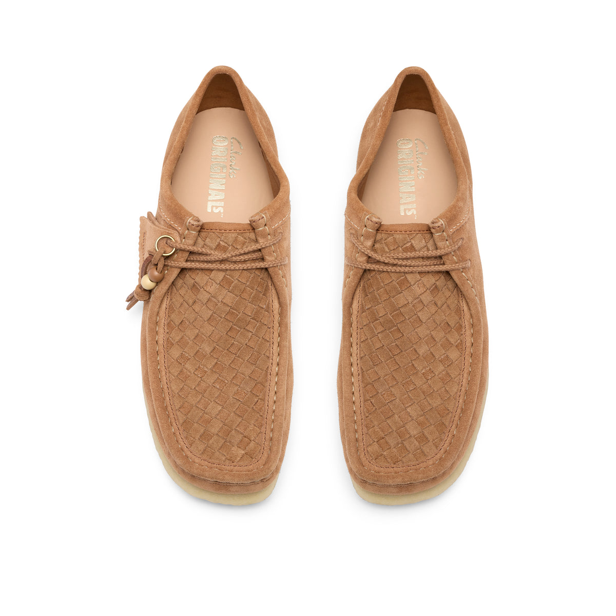 Wallabee tan weave | Bildmaterial bereitgestellt von SHOES.PLEASE.