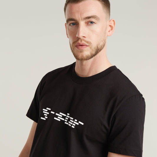 Cube Script R T Shirt dk black