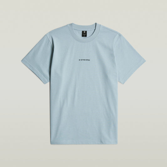 Center Chest Logo Loose R T Shirt faz blue