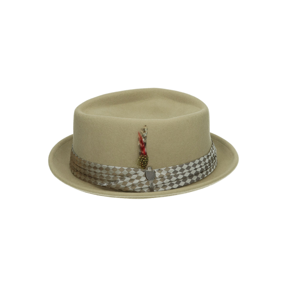 Stout Pork Pie sand/sandk check beige | Bildmaterial bereitgestellt von SHOES.PLEASE.