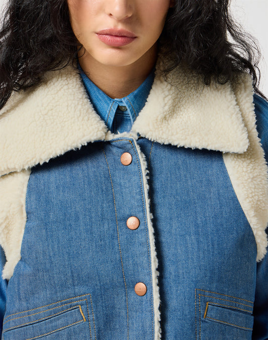SHERPA_DENIM_VEST ORIGINAL_RINSE medium denim