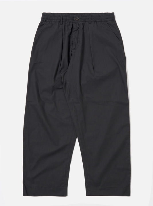 34143 PLEATED TRACK PANT black