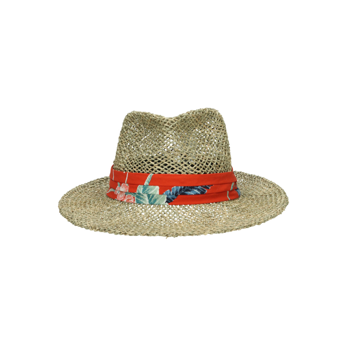 Aloha Straw Hat natural/burnt red beige rot | Bildmaterial bereitgestellt von SHOES.PLEASE.