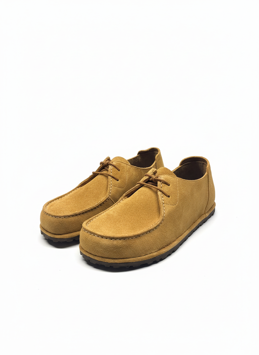 Utti Lace Suede Leather Unisex Regular cork brown