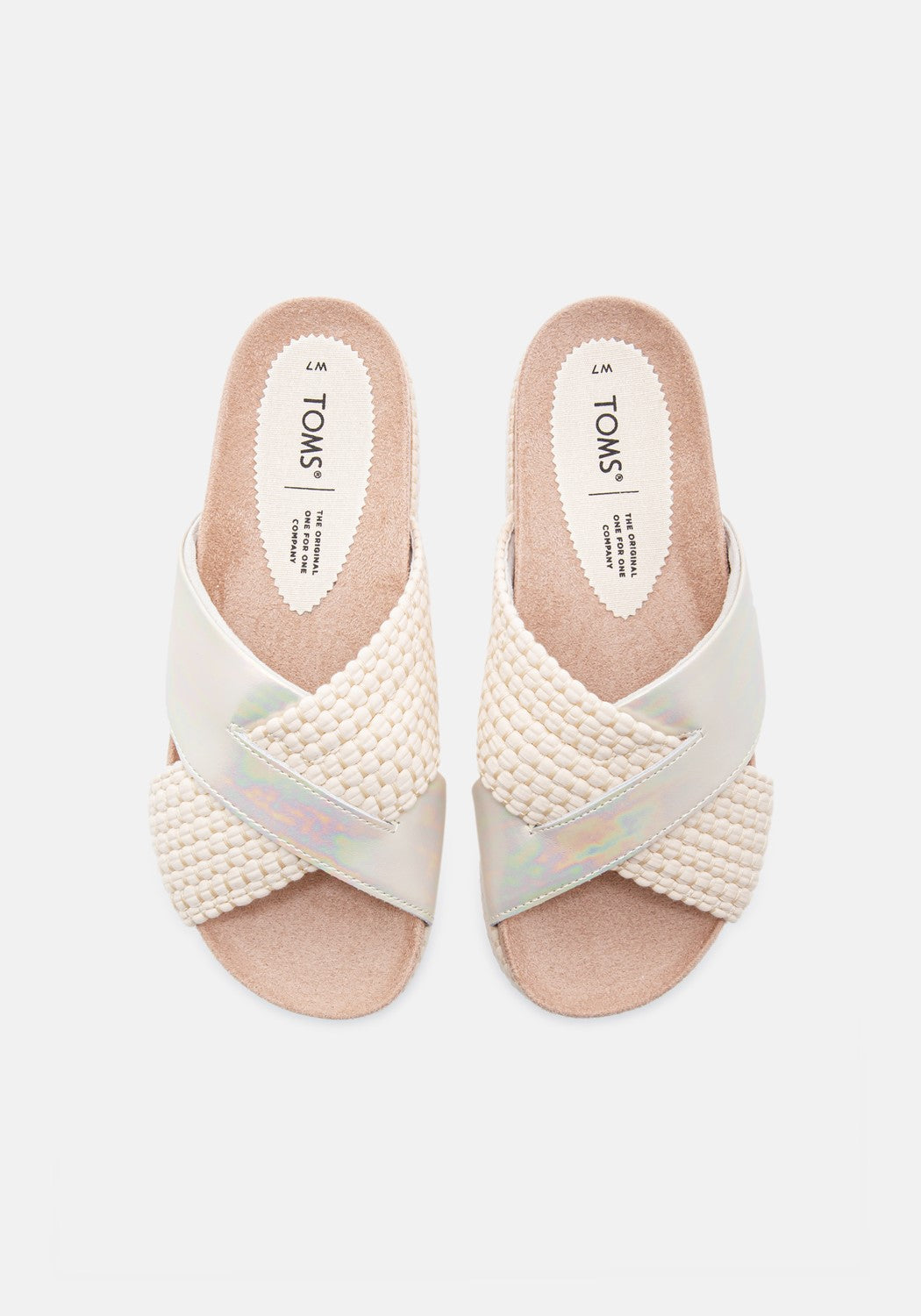 10016561 WM Paloma Leather/Woven silver | Bildmaterial bereitgestellt von SHOES.PLEASE.