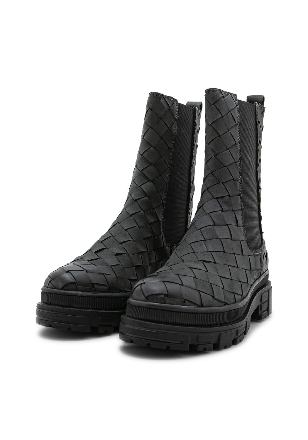 RSKate Boot braided Suede grey/black | Bildmaterial bereitgestellt von SHOES.PLEASE.