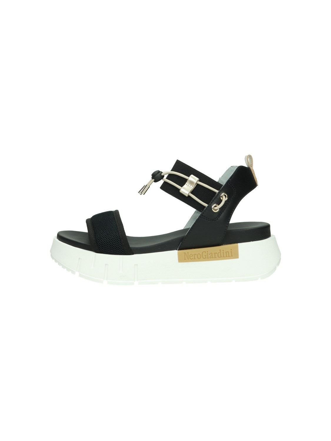 E410700D T.AT730 Tamigi Elastic nero | Bildmaterial bereitgestellt von SHOES.PLEASE.