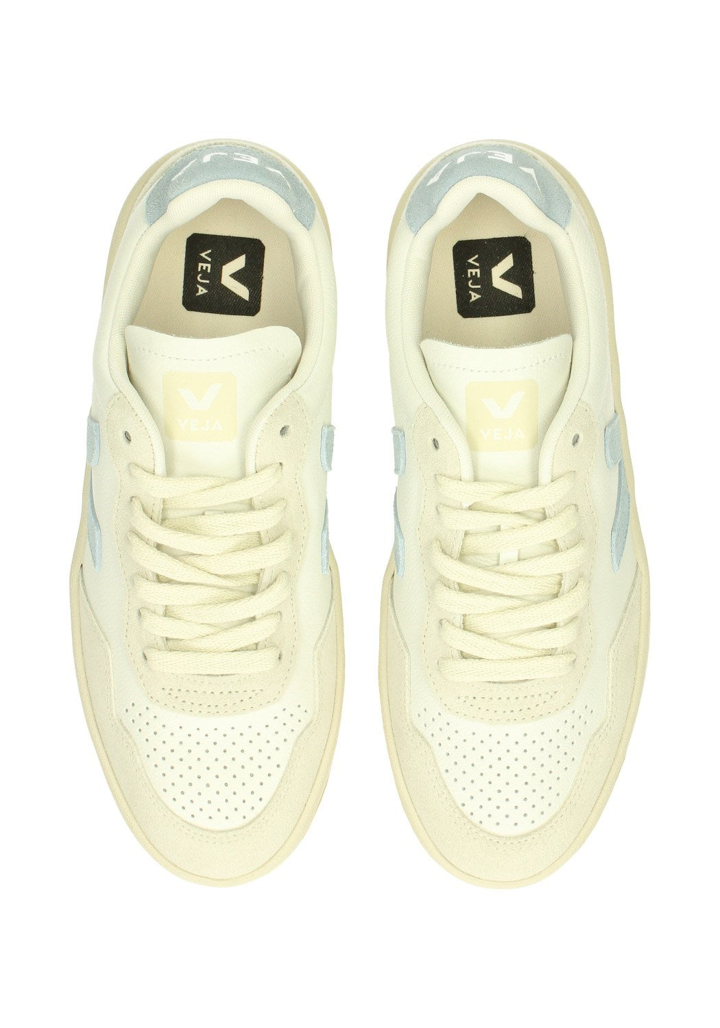 V-90 O.T. Leather extra-white/steel | Bildmaterial bereitgestellt von SHOES.PLEASE.