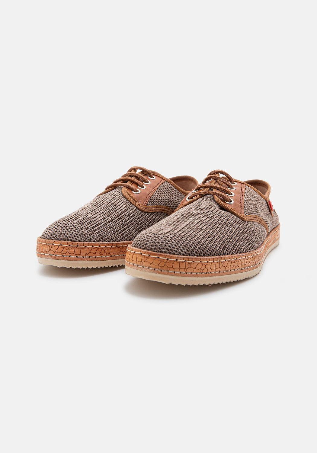 NOBRAND Schnürschuhe Bluish 2 beige taupe/cognac | Bildmaterial bereitgestellt von SHOES.PLEASE.
