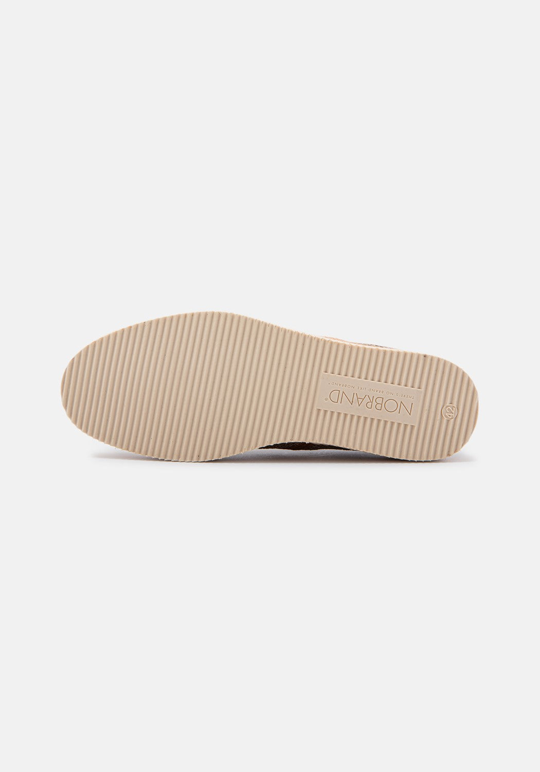 NOBRAND Schnürschuhe Bluish 2 beige taupe/cognac | Bildmaterial bereitgestellt von SHOES.PLEASE.