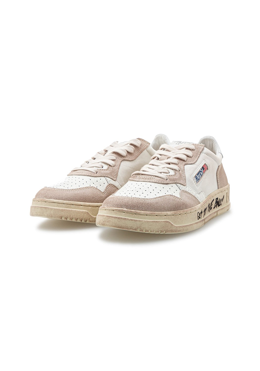 AUTRY 01 LOW MAN LEAT/DRAW white/black | Bildmaterial bereitgestellt von SHOES.PLEASE.