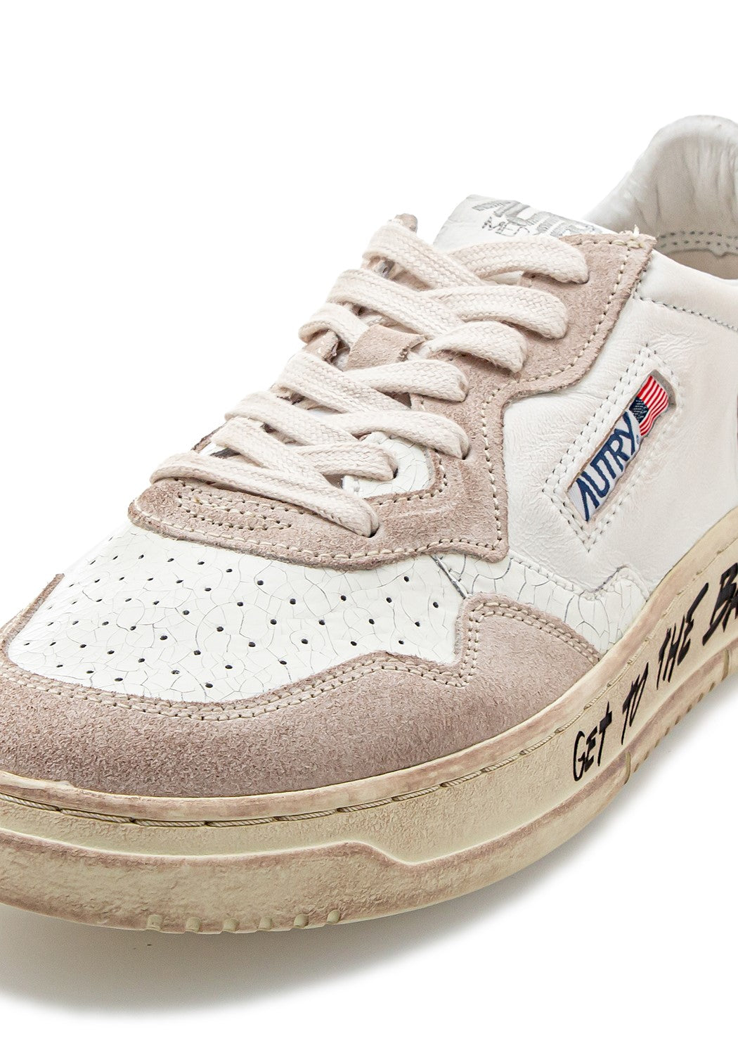 AUTRY 01 LOW MAN LEAT/DRAW white/black | Bildmaterial bereitgestellt von SHOES.PLEASE.