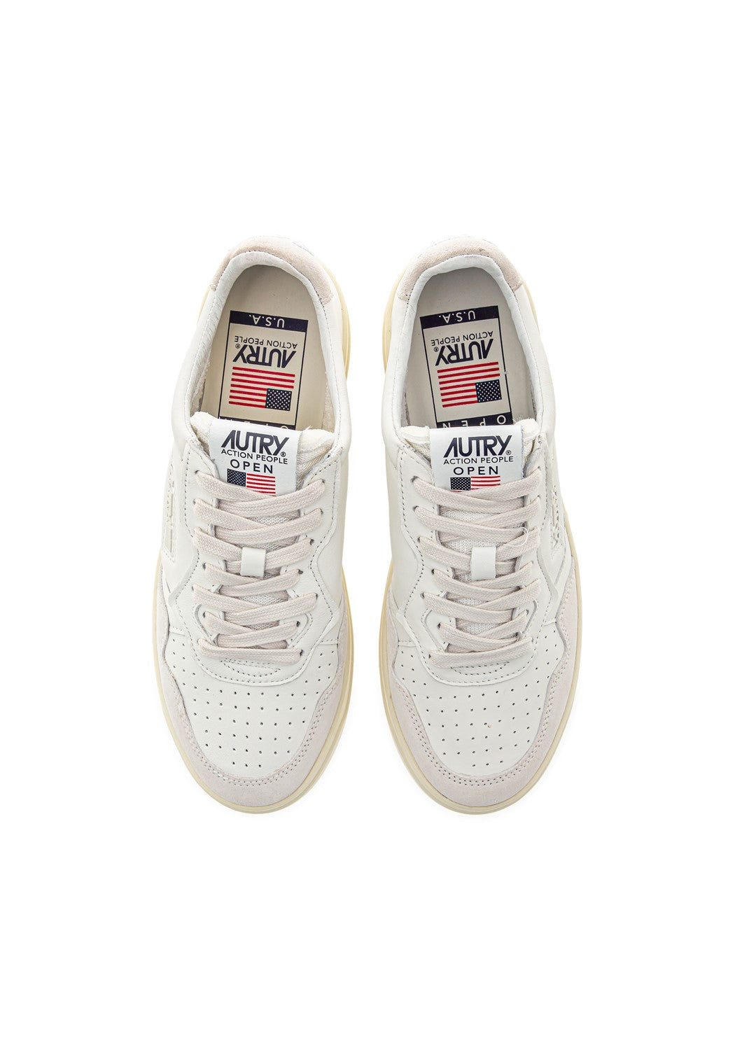 OPEN LOW MAN LEAT/LEAT white | Bildmaterial bereitgestellt von SHOES.PLEASE.