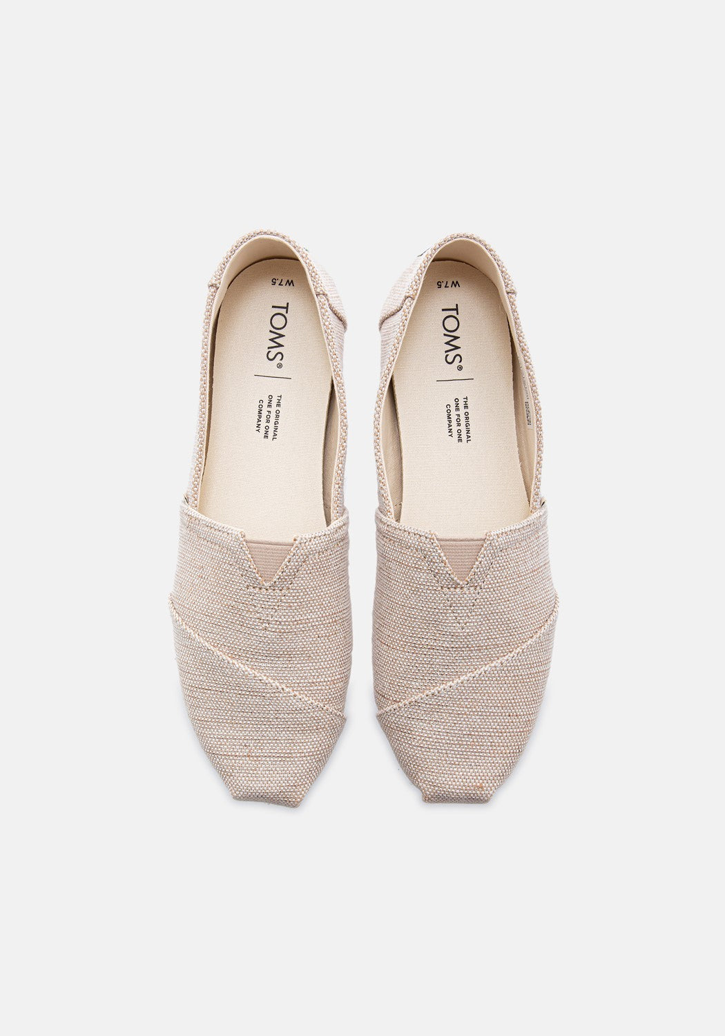 10014487 WM Natural Metallic Woven natur | Bildmaterial bereitgestellt von SHOES.PLEASE.