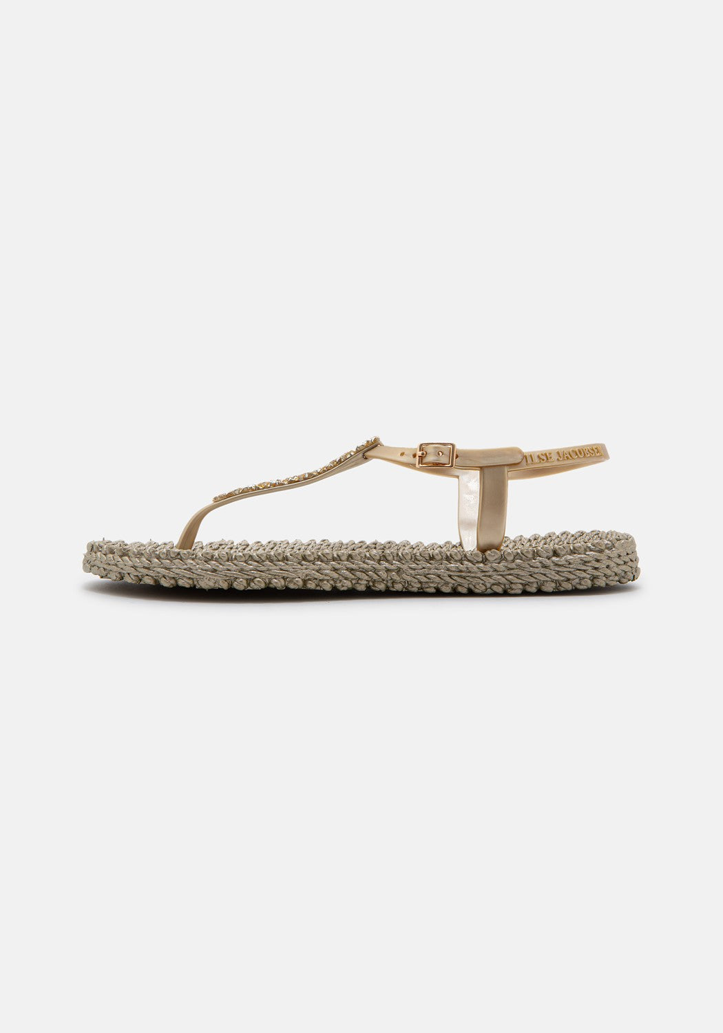 Flip Flop with Glitter platin dunkel | Bildmaterial bereitgestellt von SHOES.PLEASE.