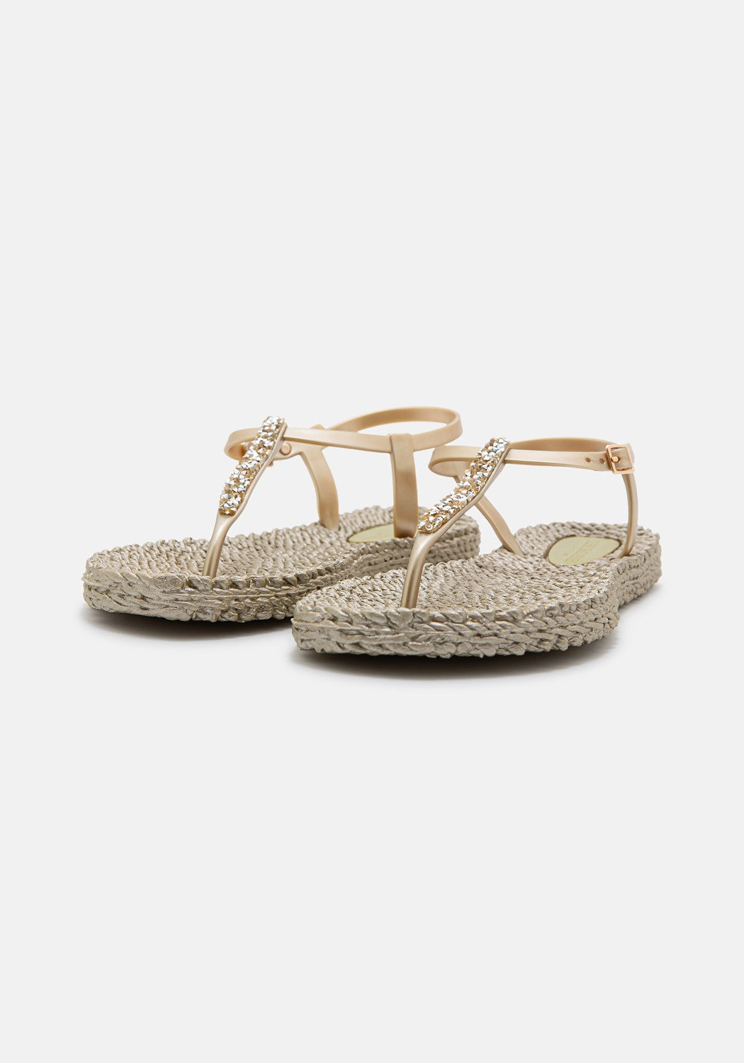 Flip Flop with Glitter platin dunkel | Bildmaterial bereitgestellt von SHOES.PLEASE.