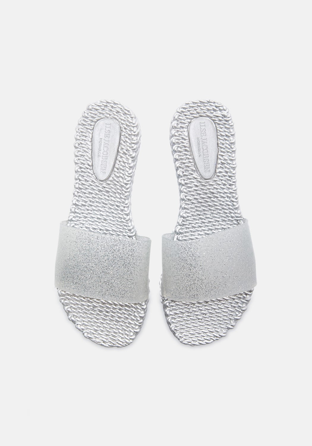 Slip On Flip Flops silver DEFEKT | Bildmaterial bereitgestellt von SHOES.PLEASE.