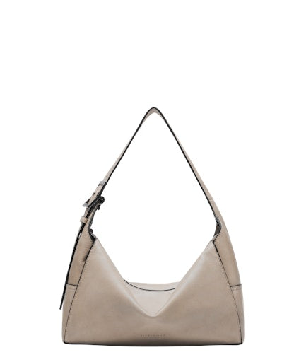 Lou 2 3D Leather Hobo M stone | Bildmaterial bereitgestellt von SHOES.PLEASE.