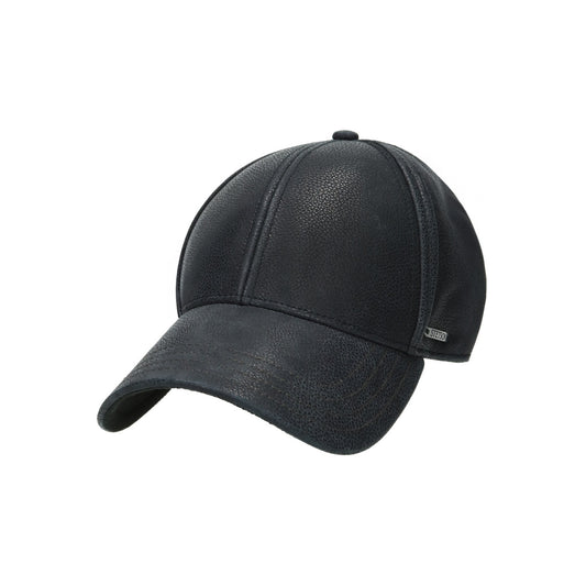 Baseball Cap Chevrette Cowhide EF schwarz