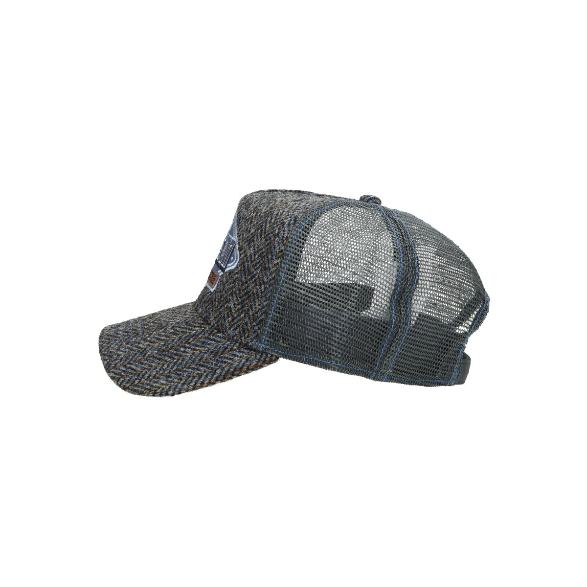 Trucker Cap Harris Tweed grau | Bildmaterial bereitgestellt von SHOES.PLEASE.