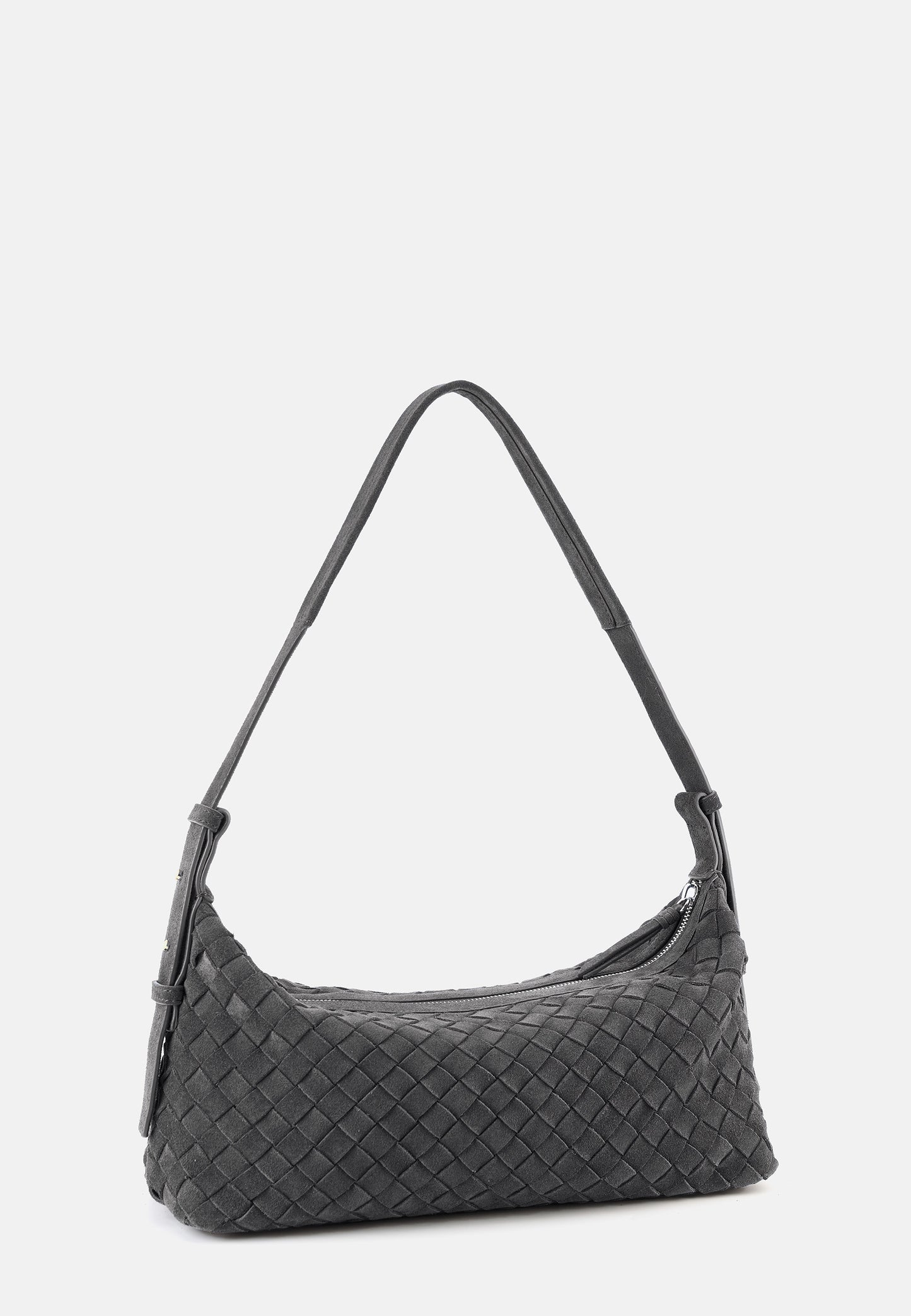 MARIE BAGUETTE WEAVE COZY asphalte | Bildmaterial bereitgestellt von SHOES.PLEASE.