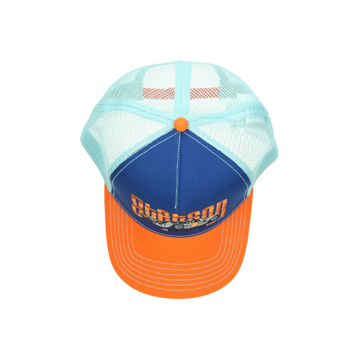 Trucker Cap Endurance orange blau | Bildmaterial bereitgestellt von SHOES.PLEASE.