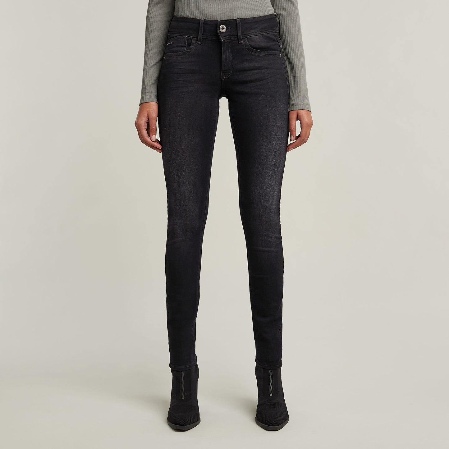 Lynn Mid Skinny Wmn dusty grey | Bildmaterial bereitgestellt von SHOES.PLEASE.