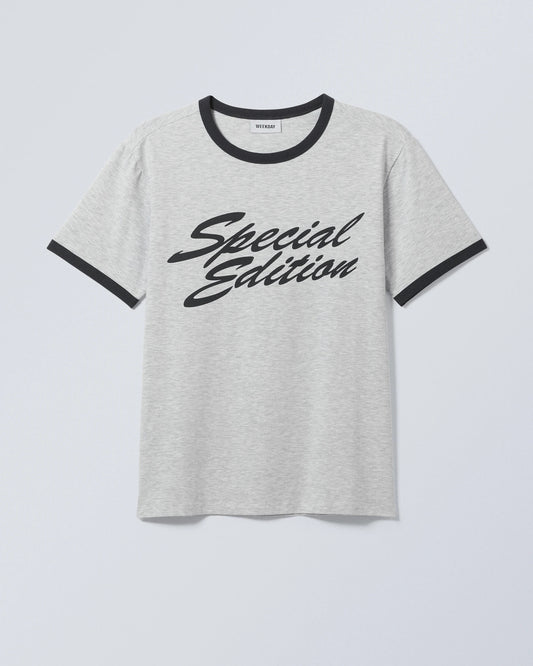 Buck Graphic Tee grey melange