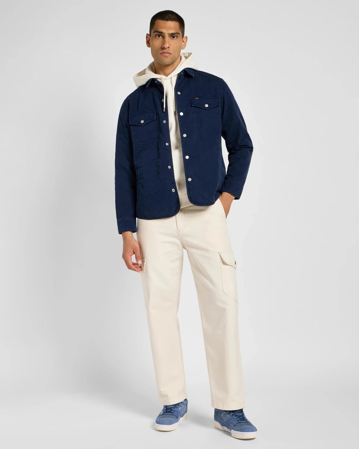 QUILTED_SHIRT_JACKET MOOD_INDIGO | Bildmaterial bereitgestellt von SHOES.PLEASE.
