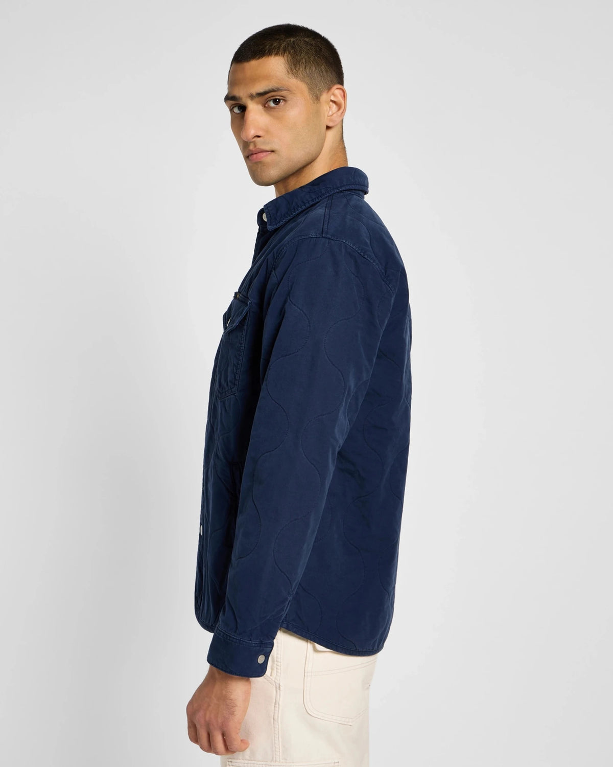 QUILTED_SHIRT_JACKET MOOD_INDIGO | Bildmaterial bereitgestellt von SHOES.PLEASE.