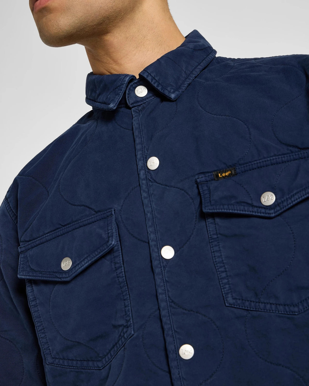 QUILTED_SHIRT_JACKET MOOD_INDIGO | Bildmaterial bereitgestellt von SHOES.PLEASE.