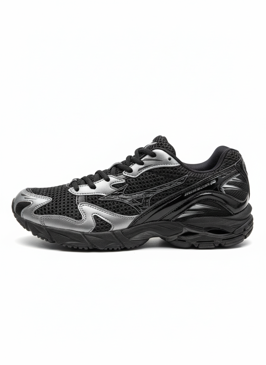 SHOE WAVE RIDER 10 black/black sand/metallic gray | Bildmaterial bereitgestellt von SHOES.PLEASE.