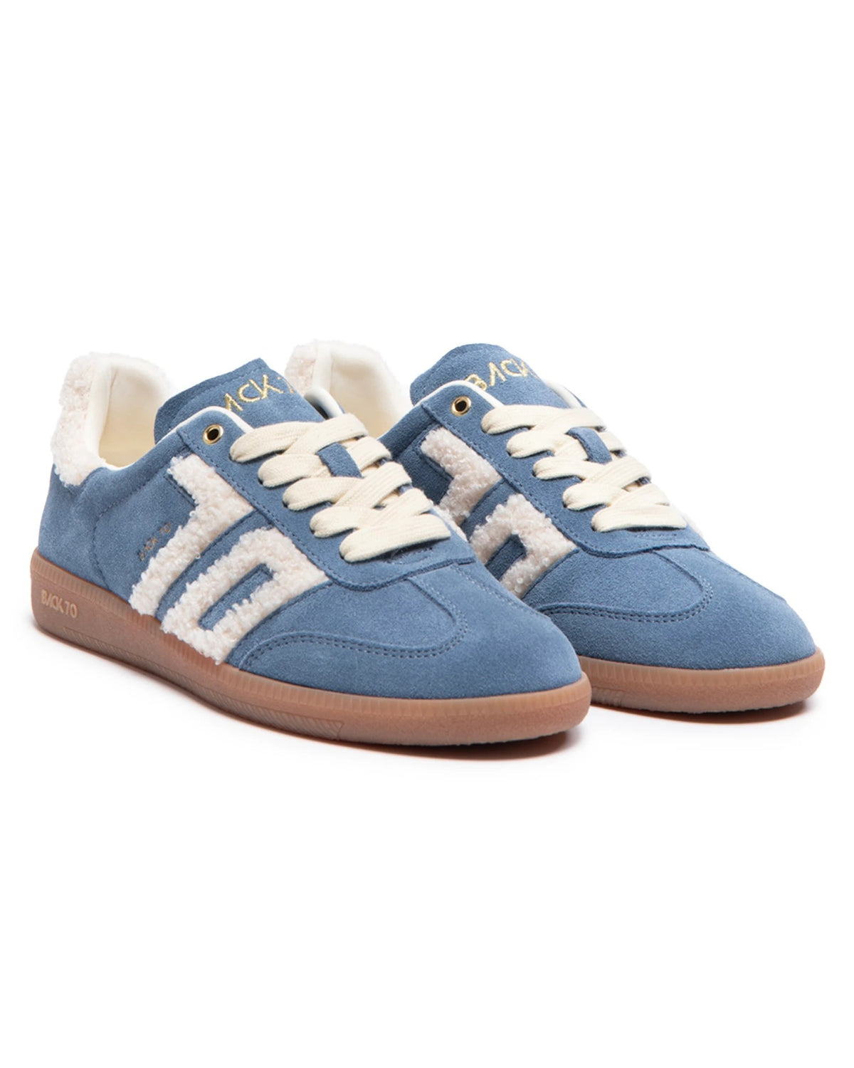 CLOUD 607 Fur beige Suede blue royal | Bildmaterial bereitgestellt von SHOES.PLEASE.