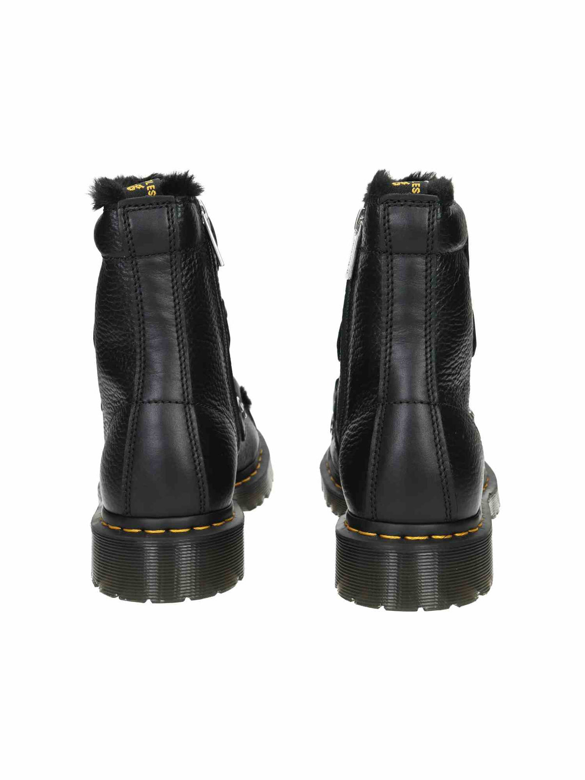 1460 Ltt Fl Milled Nappa+Wanama+Milo Fur black | Bildmaterial bereitgestellt von SHOES.PLEASE.