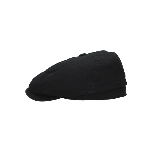 6-Panel Cap Cotton Twill schwarz