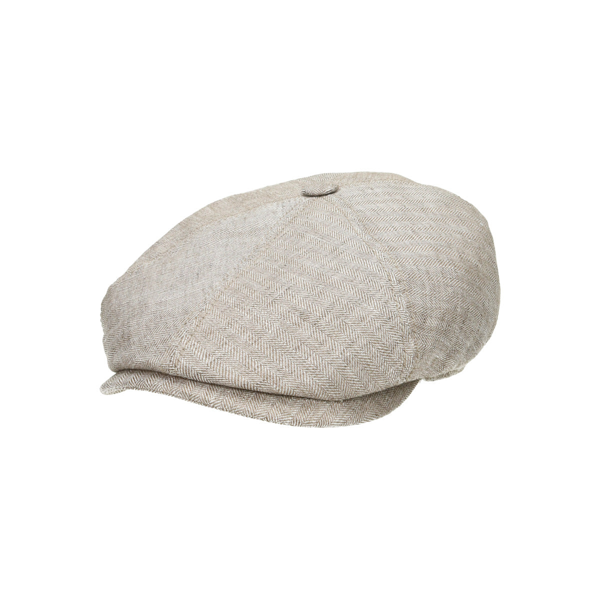 6-Panel Cap Linen fischgrat beige | Bildmaterial bereitgestellt von SHOES.PLEASE.