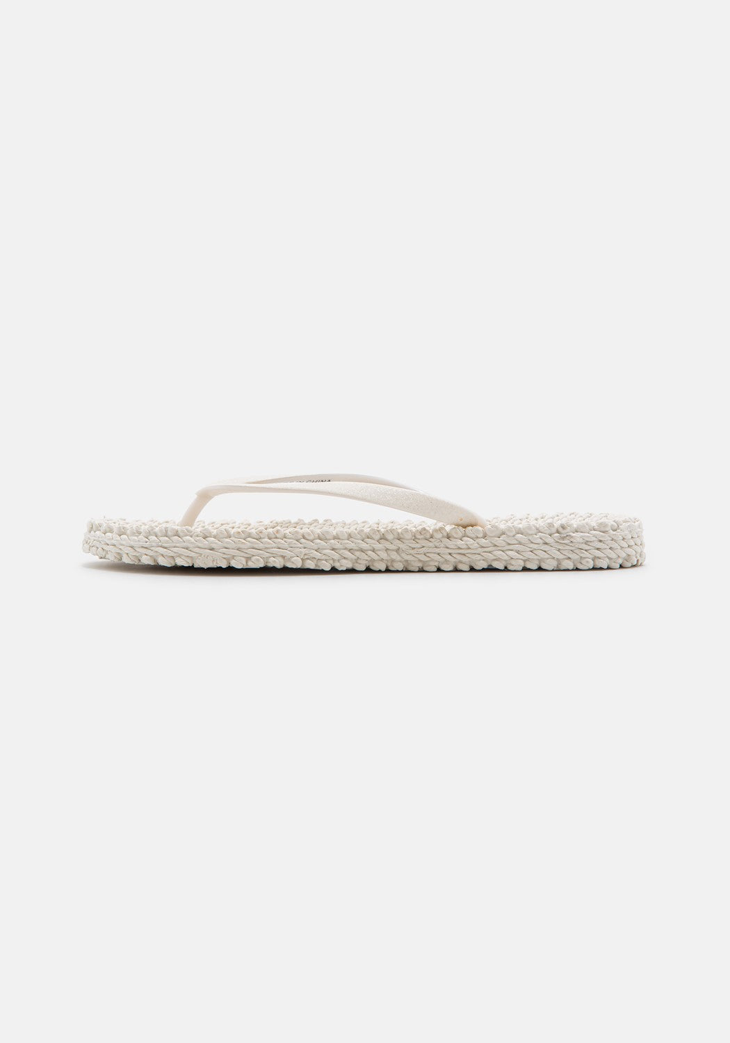 Flip Flop with Glitter creme hell | Bildmaterial bereitgestellt von SHOES.PLEASE.