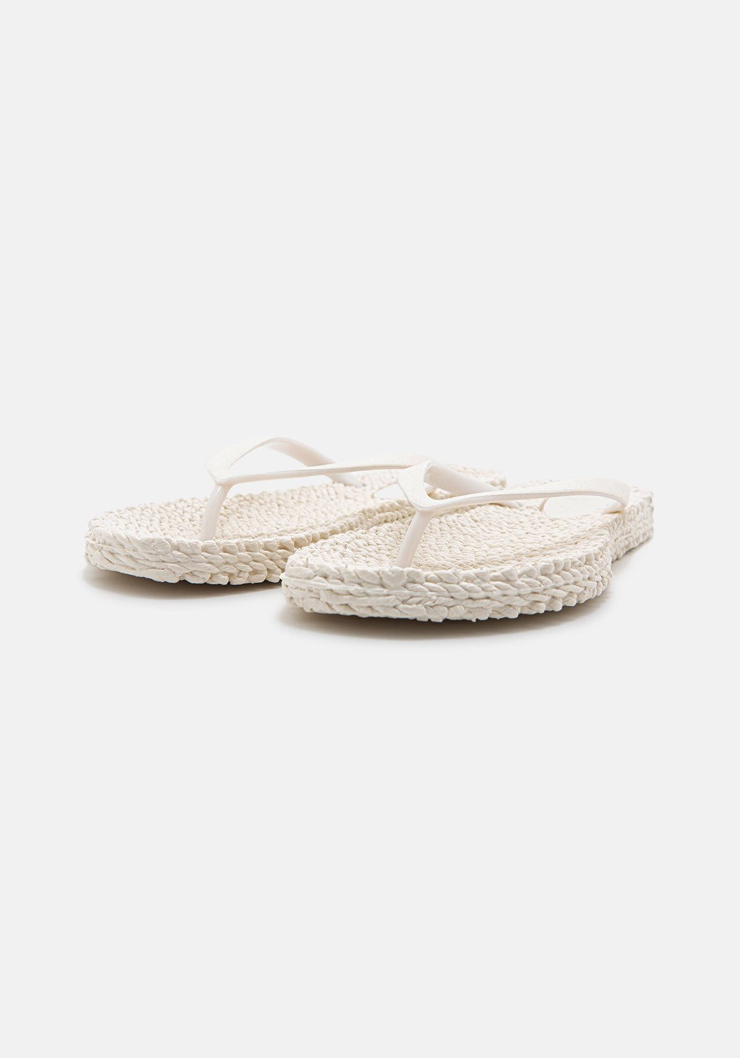 Flip Flop with Glitter creme hell | Bildmaterial bereitgestellt von SHOES.PLEASE.