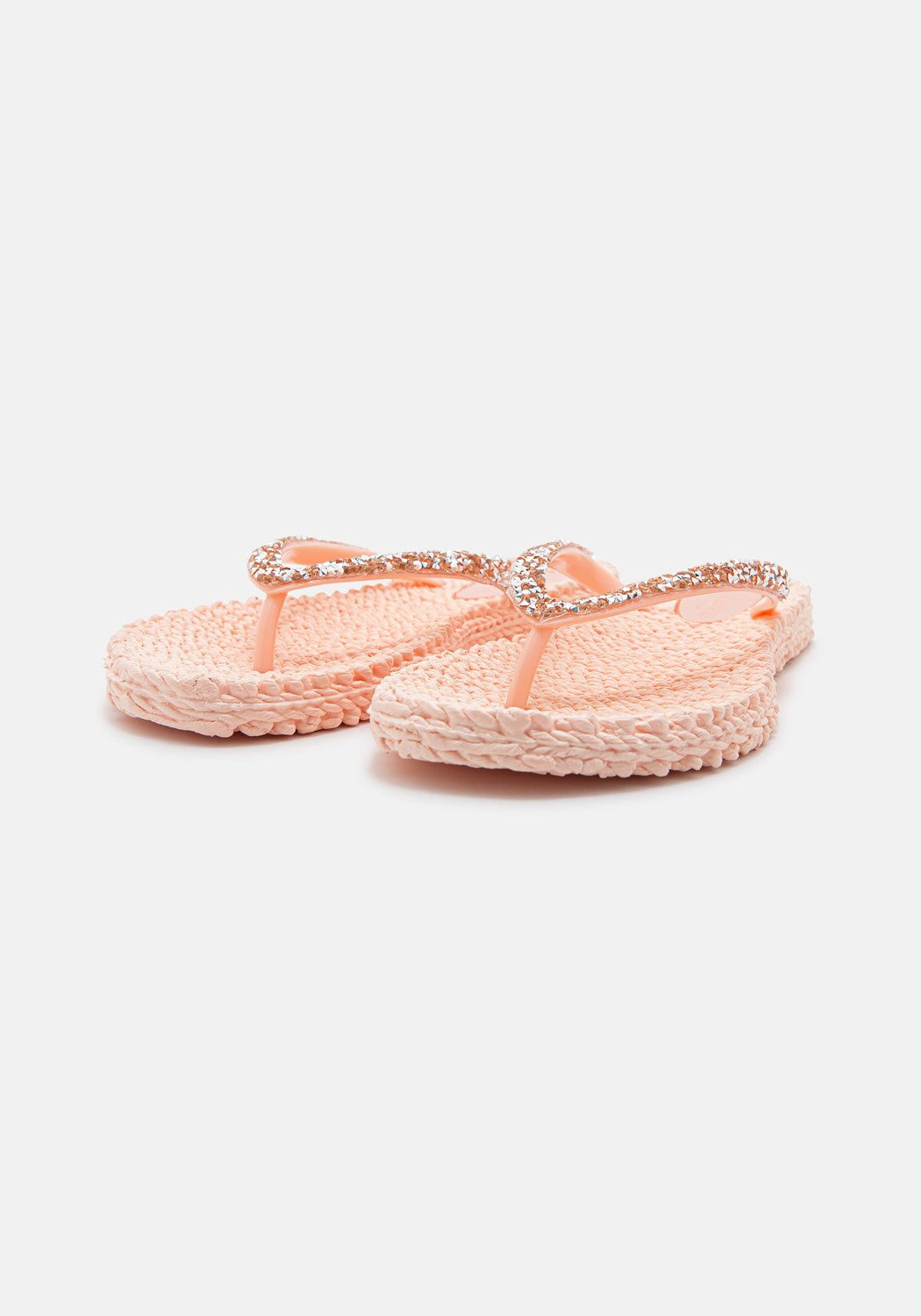 Flip Flop with Glitter soft coral | Bildmaterial bereitgestellt von SHOES.PLEASE.