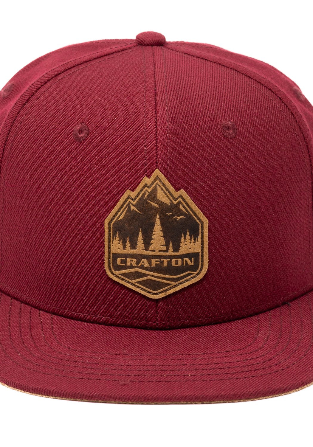 Crafton BIG MOUNTAIN Snapback Cap rot | Bildmaterial bereitgestellt von SHOES.PLEASE.