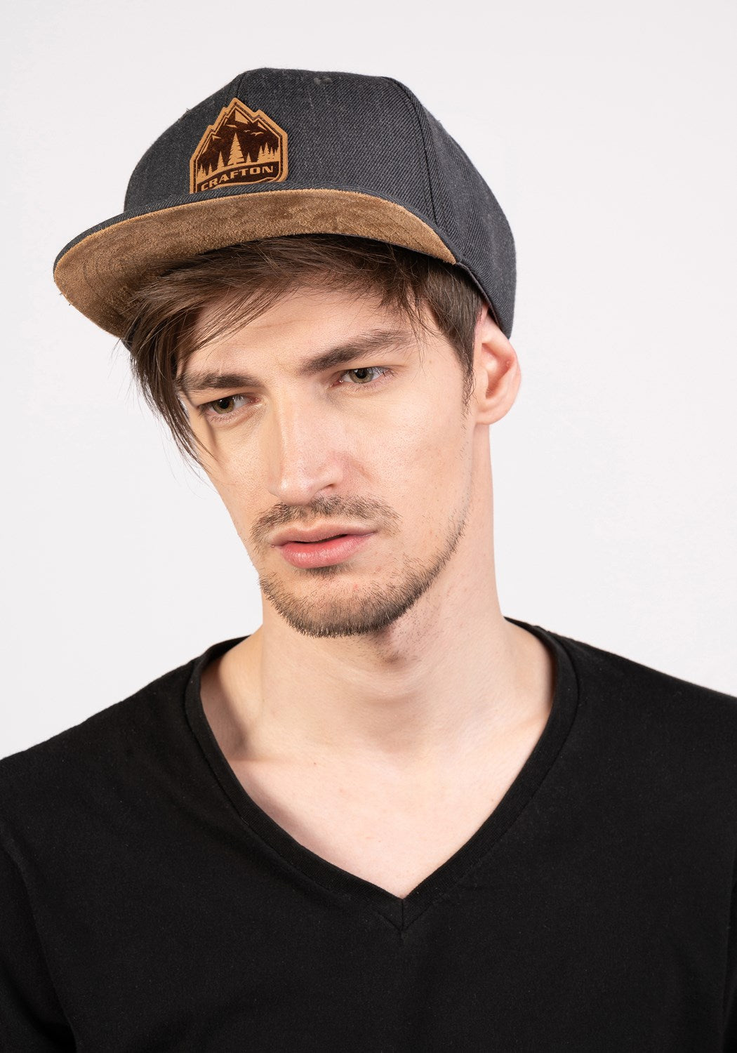 CRBIG MOUNTAIN Snapback Cap dk.ht grey | Bildmaterial bereitgestellt von SHOES.PLEASE.