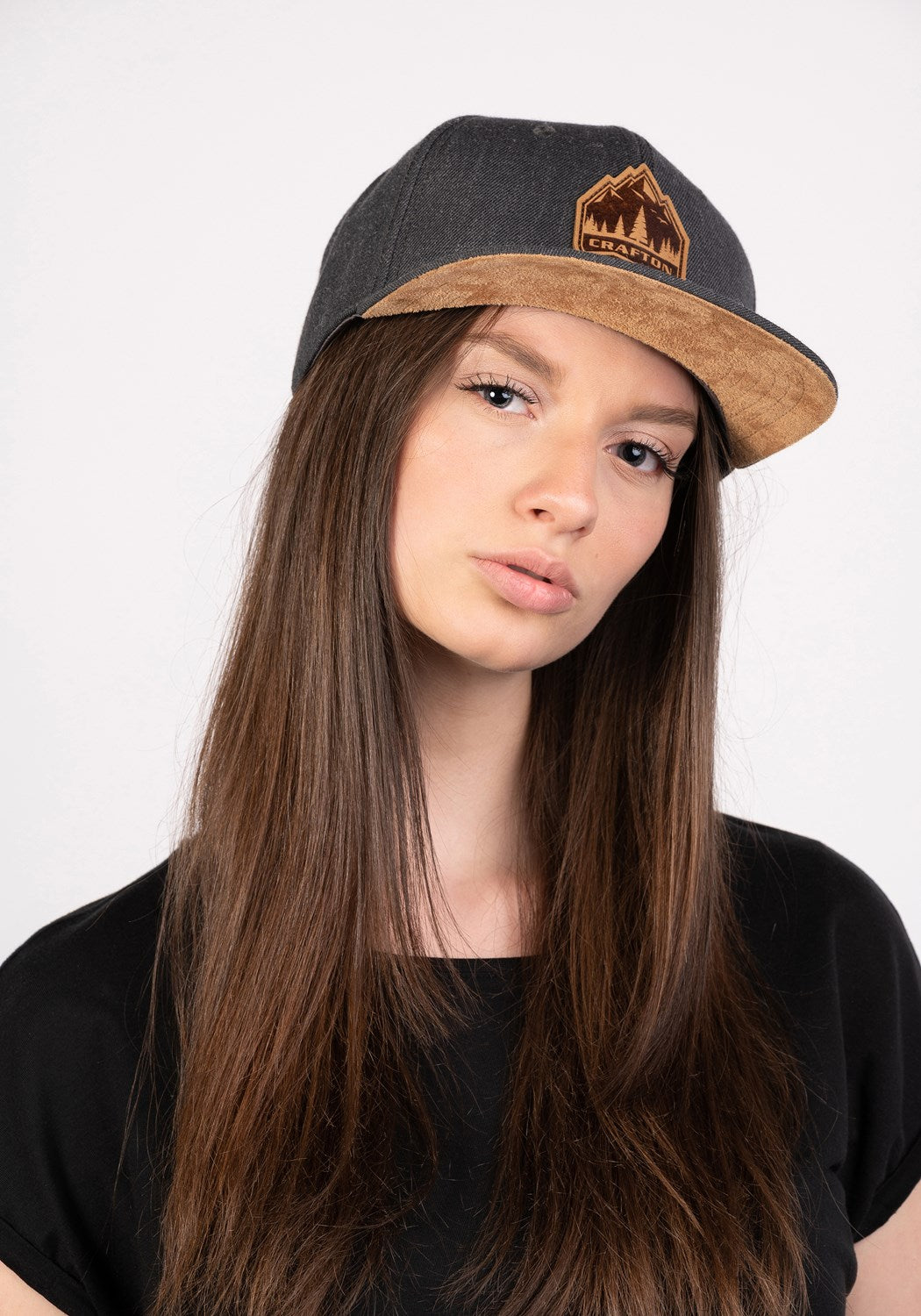 CRBIG MOUNTAIN Snapback Cap dk.ht grey | Bildmaterial bereitgestellt von SHOES.PLEASE.