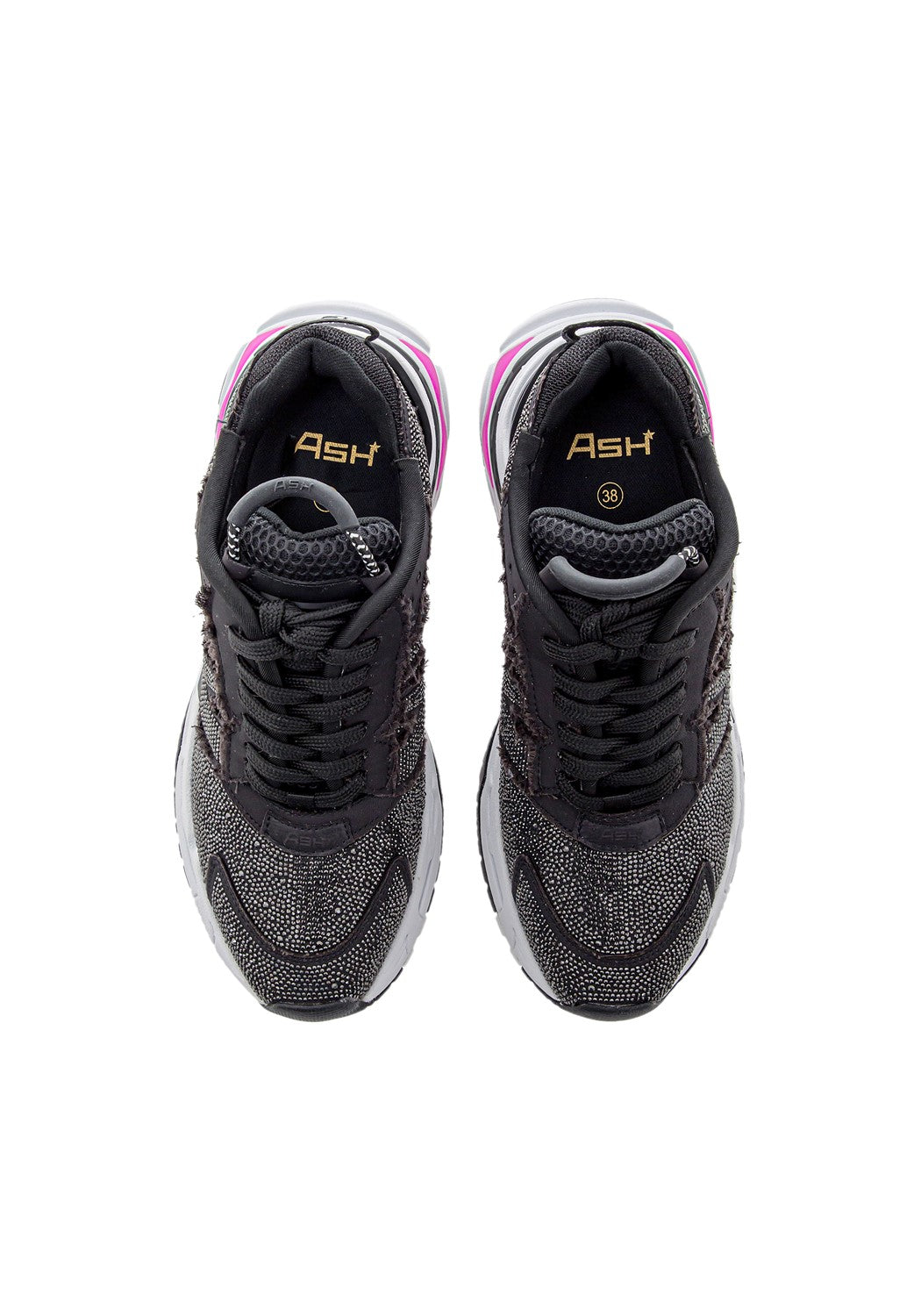 RACE STRASS01  COMBOA satin black | Bildmaterial bereitgestellt von SHOES.PLEASE.