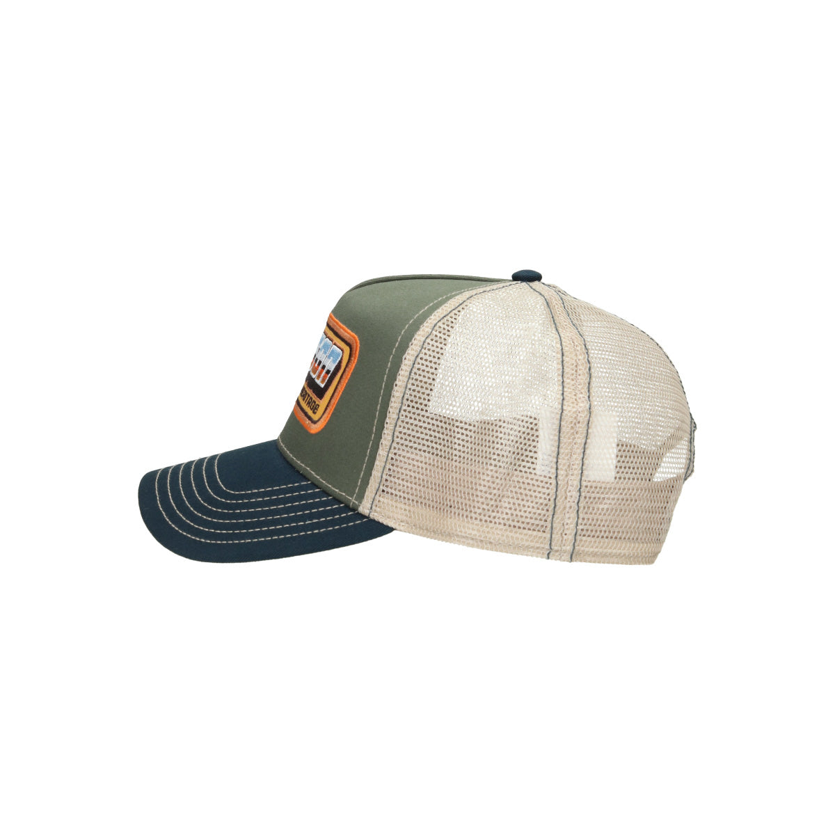 Trucker Cap Chrome blau grün | Bildmaterial bereitgestellt von SHOES.PLEASE.