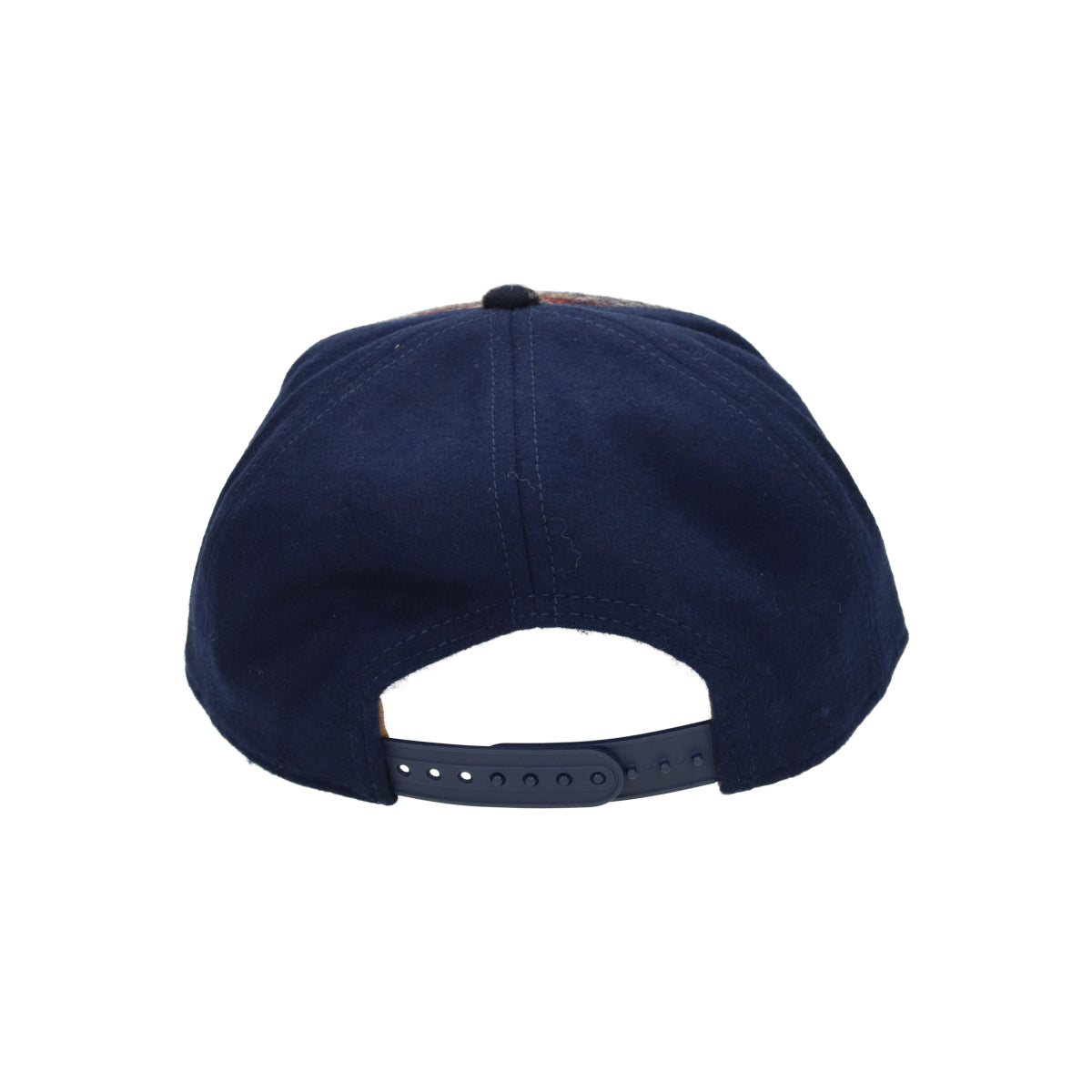 Trucker Cap Wool Check navy beige burned orange | Bildmaterial bereitgestellt von SHOES.PLEASE.