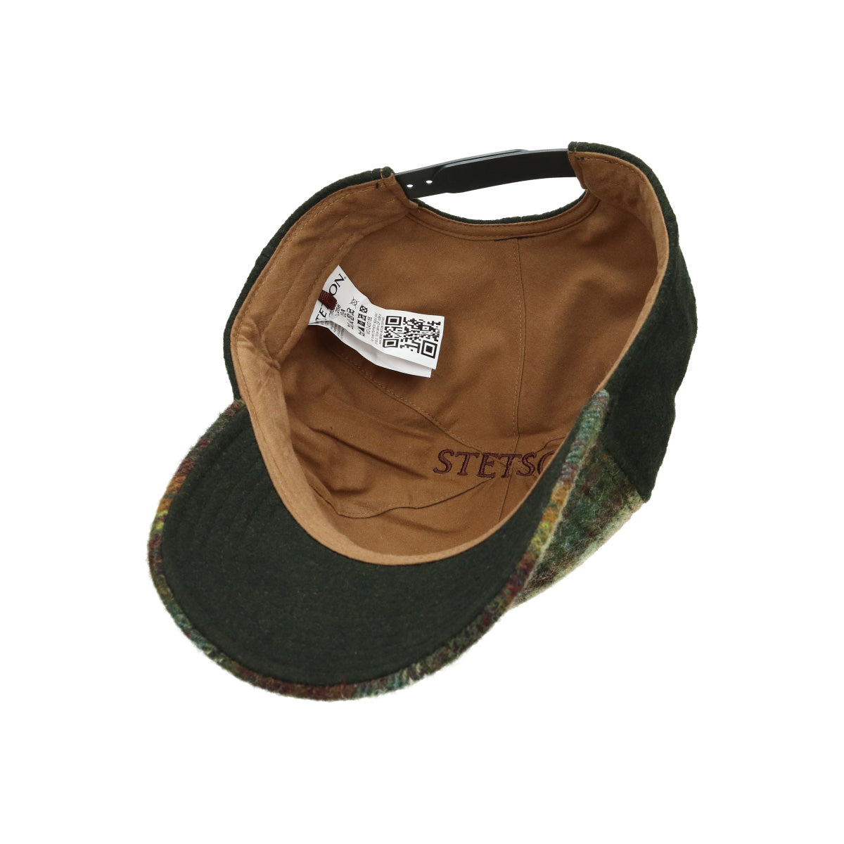 Trucker Cap Wool Check grün dunkelorange | Bildmaterial bereitgestellt von SHOES.PLEASE.
