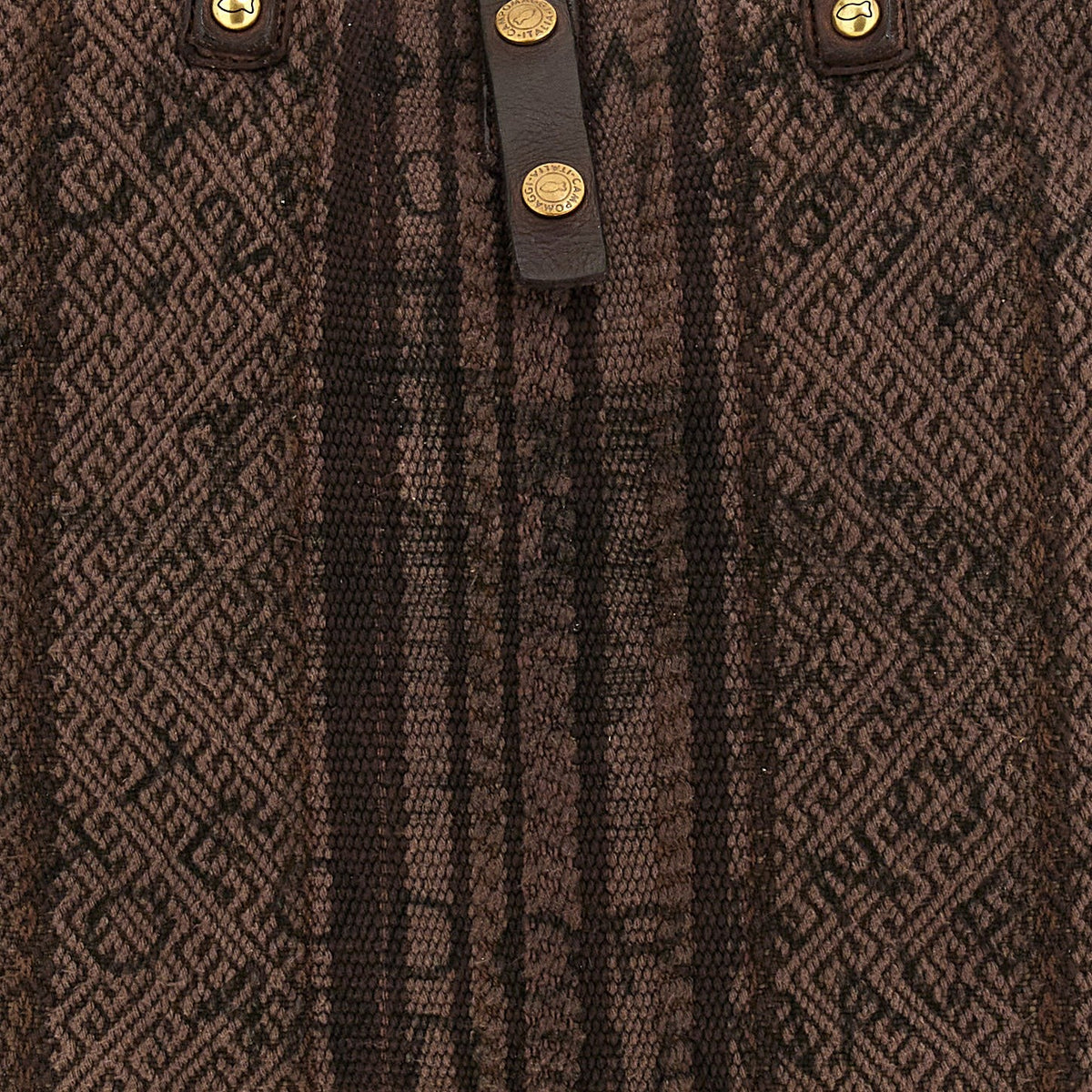 Shopping Fabric Babylas+Cow. brown strip | Bildmaterial bereitgestellt von SHOES.PLEASE.