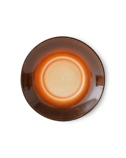 70s ceramics saucer medium roast