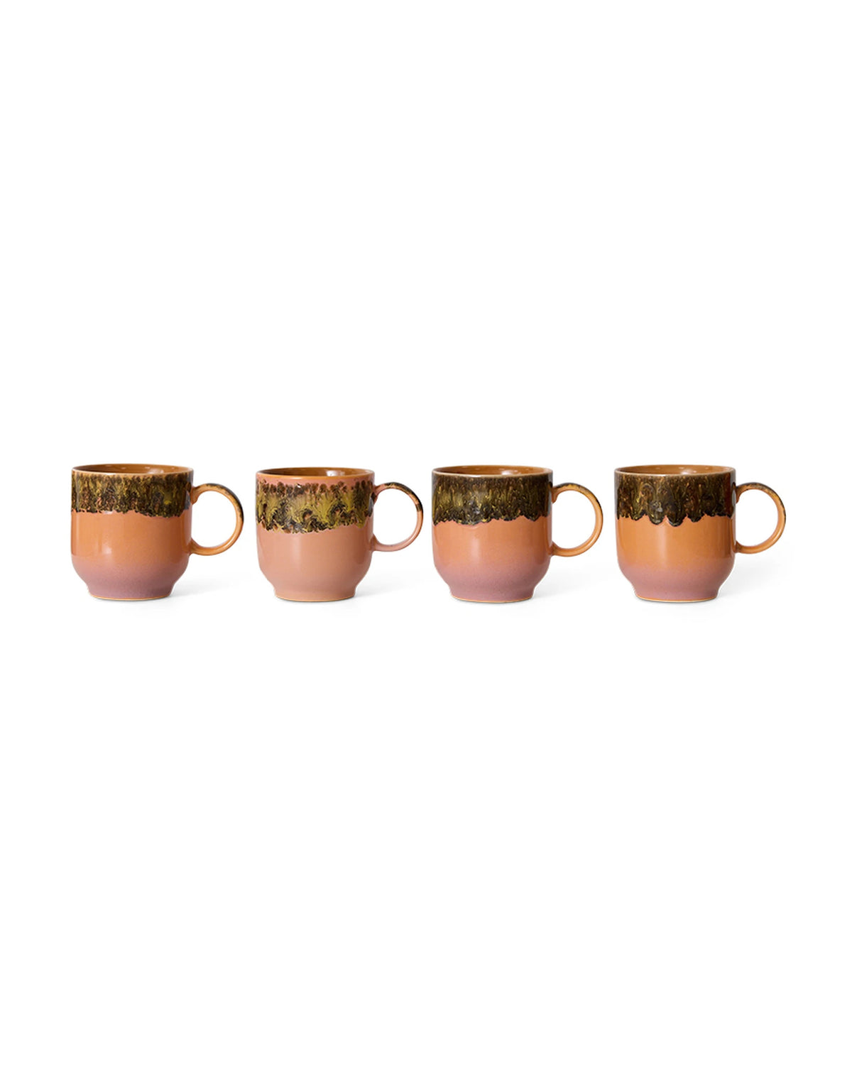 70s ceramics café mug lush | Bildmaterial bereitgestellt von SHOES.PLEASE.
